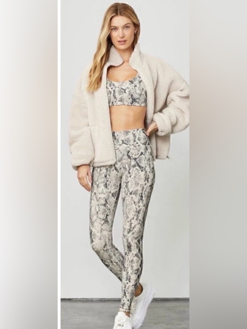 Alo yoga snakeskin set